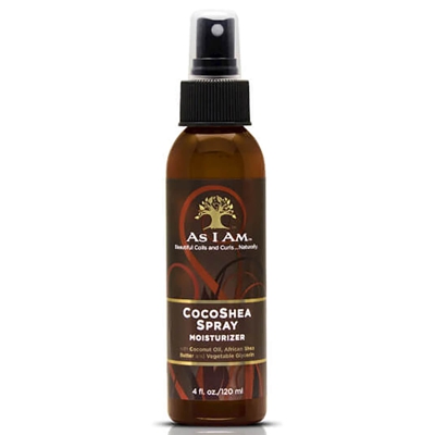 Spray hydratant au coco et au karité d'As I Am (120 ml)