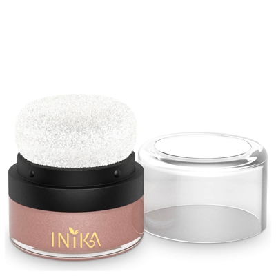 Pot + Houppette Blush Minéral INIKA – Pink Petal