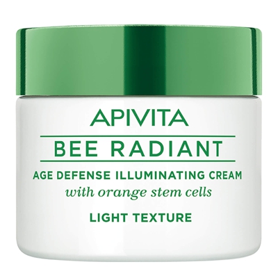 Crème Éclaircissante Anti-âge Bee Radiant APIVITA 50 ml – Texture Légère