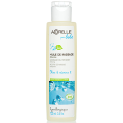 Huile de massage bio pour bébé Acorelle 100 ml características