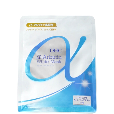 Masque-Tissu Révélateur d'Éclat Alpha-Arbutin White Mask DHC (1 masque)