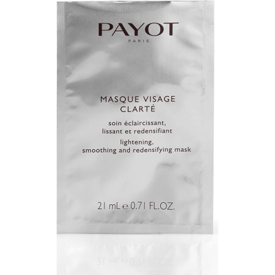 PAYOT Masque Visage Clarté Soin Eclaircissant lissant et redensifiant (5 x 21ml)