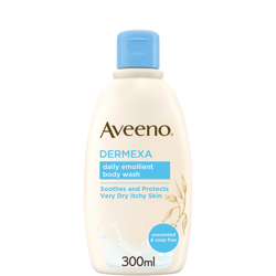 Gel douche émollient à usage quotidien Dermexa Aveeno - 300 ml características