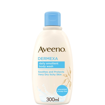Gel douche émollient à usage quotidien Dermexa Aveeno - 300 ml