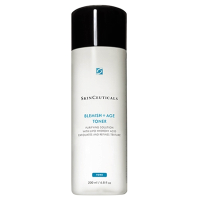 Lotion tonique purifiante anti-âge et anti-imperfections Blemish + Age Toner SkinCeuticals 200 ml