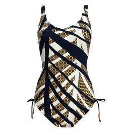 MIRADONNA maillot de bain 1 pièce nageur lissant sans armatures diana Laces Fusion