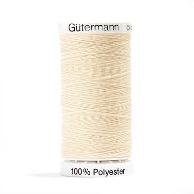 Bobine de fil polyester Gütermann - Beige - Marron