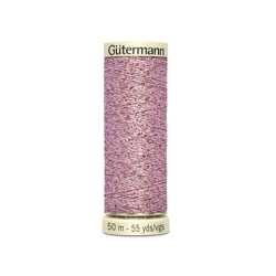 Bobine de fil effet métallisé Gütermann - Rose precio