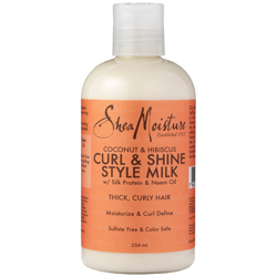Shea Moisture Lait Hydratant Démêlant Définisseur de Boucles sans Rinçage, à l'eau de Noix de Coco et l'Hibiscus (254 ml) precio