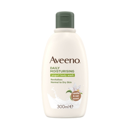 Gel douche hydratant à usage quotidien Aveeno - Vanille et Avoine 300 ml