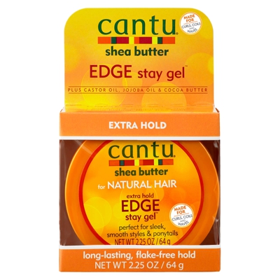 Cantu Shea Butter for Natural Hair Extra Hold Edge Stay Gel