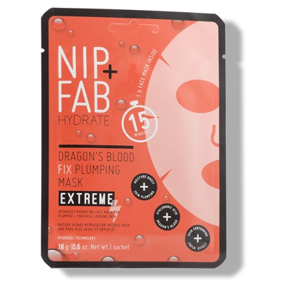 Masque Visage Hydratation Intense pour une Peau Plus Jeune et Repulpée Dragon's Blood Fix NIP + FAB 18 g