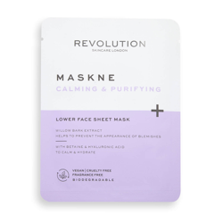Revolution Skincare Maskcare Maskne Calming & Purifying Lower Face Sheet Mask en oferta