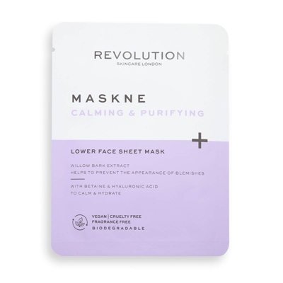 Revolution Skincare Maskcare Maskne Calming & Purifying Lower Face Sheet Mask