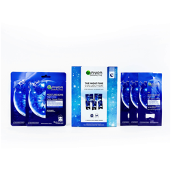Garnier Moisture Bomb Night-Time Sheet Mask Collection with Deep Sea Water and Hyaluronic Acid en oferta