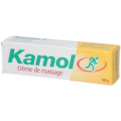 Kamol crème de massage contractures et courbatures