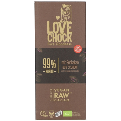 Lovechock Noir Intense, 99 % Cacao