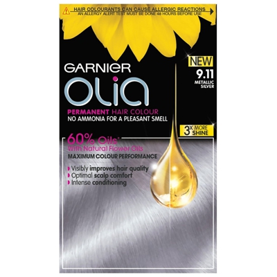 Garnier Olia Coloration Permanente (Différentes teintes) - 9.11 Metallic Silver