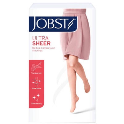 Jobst® UltraSheer Comfort Bas genou 15-20 mmHg Natural S