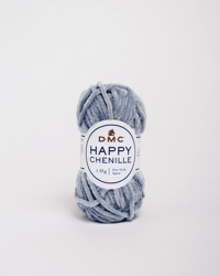 Pelote Happy chenille bleu gris 18 en oferta