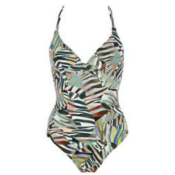 PAIN DE SUCRE maillot de bain 1 pièce décolleté sans armatures alexy Zebra en oferta