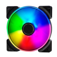 Prisma AL-14 Boitier PC Ventilateur 14 cm Noir, Blanc, Ventilateur de boîtier