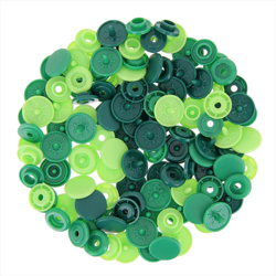 Boutons-pression Color Snaps vert características