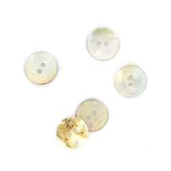 Boutons nacrés naturel 15 mm precio