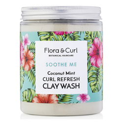 Flora & Curl Coconut Mint Curl Refresh Clay Wash 260g en oferta