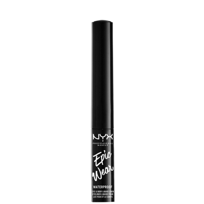 NYX Professional Makeup Epic Wear Metallic Liquid Liner 3.5ml (Various Shades) - Black Metal