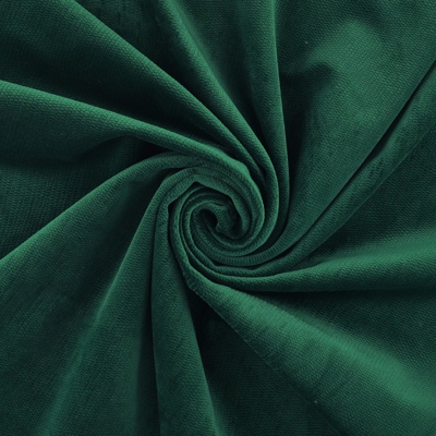 Tissu velours Decker vert foret