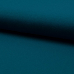 Tissu jersey lourd uni bleu pétrole en oferta