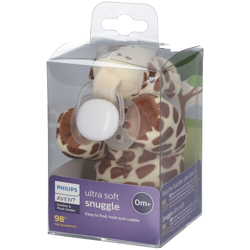 Philips Avent Peluche ultra-douce avec sucette Girafe 0+ mois en oferta