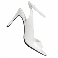 Calvin Klein Rad Liquid Patent Femmes Sandales à talons E8924WHT precio