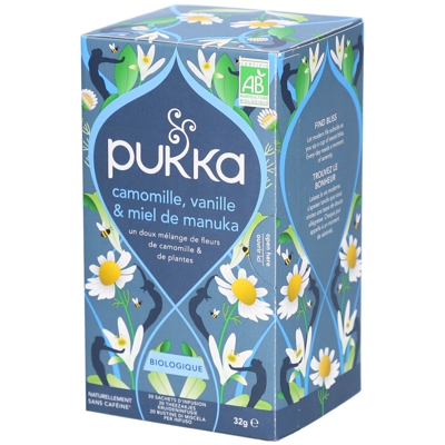 pukka Camomille, Vanille et Miel de Manuka