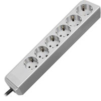 Eco-Line Gris 6 sortie(s) CA 1,5 m, Multiprise características