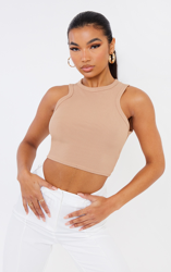 Débardeur avoine côtelé à dos nageur, Avoine características