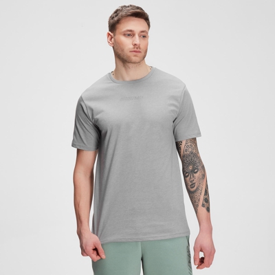 T-shirt à manches courtes MP Tonal Graphic pour hommes – Gris orage chiné - S