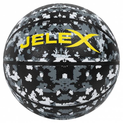 JELEX "Sniper" Ballon de basket camouflage blanc-gris