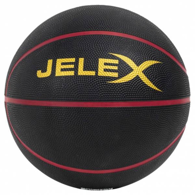 JELEX "Sniper" Ballon de basket noir-rouge