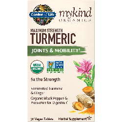 mykind Organics Herbal Curcuma - Force Maximale - 30 Comprimés en oferta