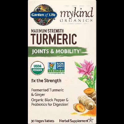 mykind Organics Herbal Curcuma - Force Maximale - 30 Comprimés