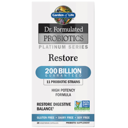 Garden of Life Microbiomes Platinum Restore 200B - Cooler - 30 Capsules precio