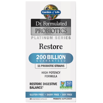 Garden of Life Microbiomes Platinum Restore 200B - Cooler - 30 Capsules