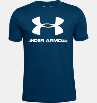 Maglia a manica corta UA Sportstyle Logo da ragazzo