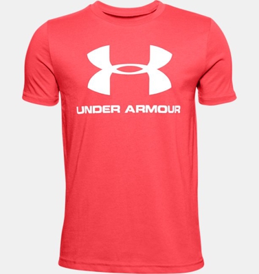 Maglia a manica corta UA Sportstyle Logo da ragazzo