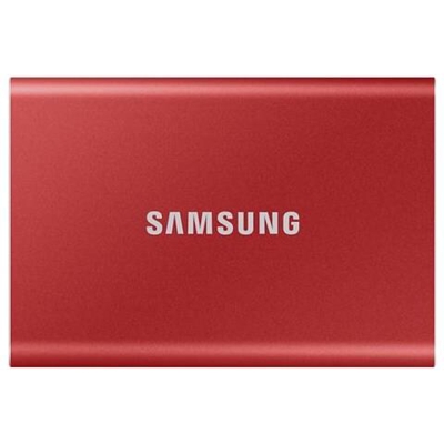 SSD PORTABLE T7 500GB USB 3.2 METALLIC RED