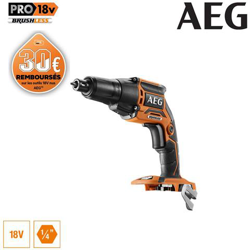 Cacciavite Aeg 18v Brushless Plaquiste Senza Batteria E Caricabatteria 0-bts18bl precio