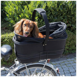 Cestino Anteriore Bici Per Animali Domestici 29x49x60 Cm Nero características