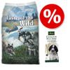 Welcome Kit Puppy & Junior Taste of the Wild + Hunter Calcium Milk Bone - 6 kg + 12 milk bones da 7,5 cm (S)